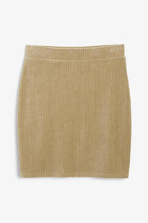 Бархатная мини-юбка Monki