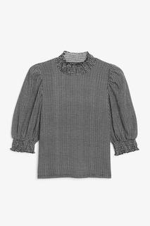 Блузка с воротником с оборками Monki
