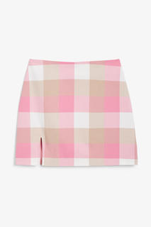 Мини-юбка в клетку Monki