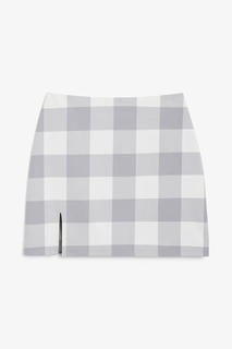 Мини-юбка в клетку Monki