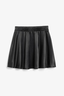 Короткая атласная юбка Monki
