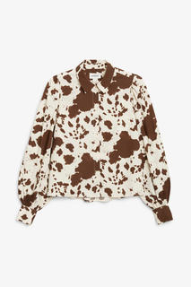 Блузка с коровьим принтом Monki