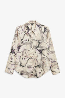 Атласная блуза Monki