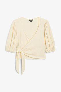 Блузка с запахом Monki
