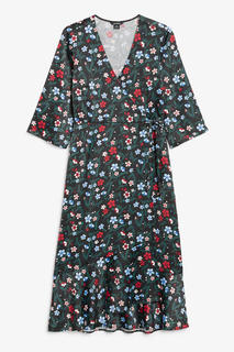 Платье макси с запахом Monki