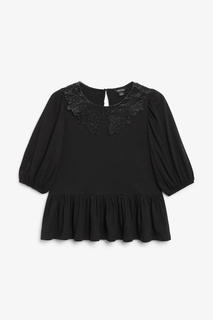 Топ с акцентным воротником Monki