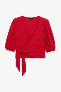 Блузка с запахом Monki