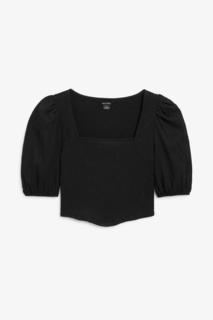 Блуза с квадратным вырезом Monki