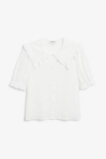 Блузка из жатой ткани Monki