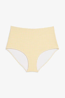 Трусики-бикини из жатой ткани Monki