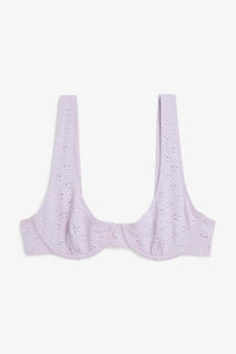 Топ-бикини с вышивкой ришелье Monki