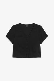 Укороченная блузка на пуговицах Monki