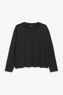 Топ с длинным рукавом из мягкой ткани Monki