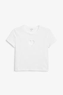 Укороченная футболка Monki