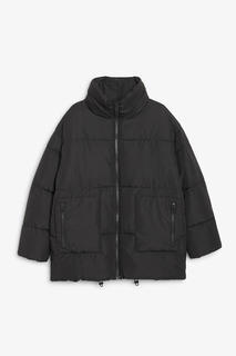 Пуховик с высоким воротником Monki