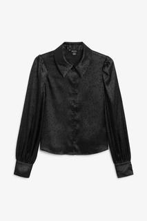 Атласная блуза Monki