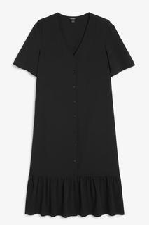 Платье макси с оборками Monki