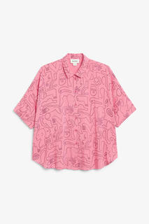 Рубашка прямого кроя Monki