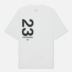 Мужская футболка Jordan 23 Engineered 85 Wordmark Crew Neck, цвет белый