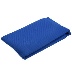 Вафельное полотенце-простынь банное, синее 80x150 см "Банные штучки"