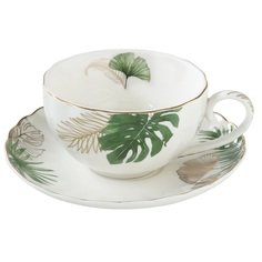 Чашка с блюдцем Easy life Экзотика 200 мл