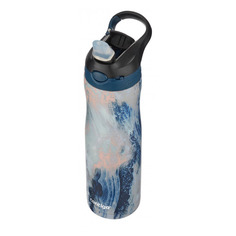 Термос-бутылка CONTIGO Ashland Couture Chill, 0.59л, синий/ белый [2127881]