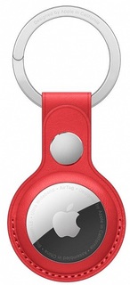Брелок Apple Leather Key Ring для AirTag (красный)
