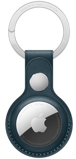 Брелок Apple Leather Key Ring для AirTag (балтийский синий)