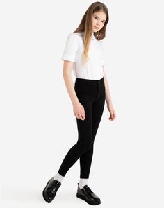 Чёрные классические брюки Legging для девочки Gloria Jeans
