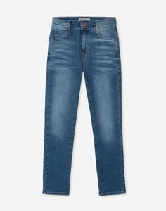 Джинсы Slim с потёртостями для мальчика Gloria Jeans
