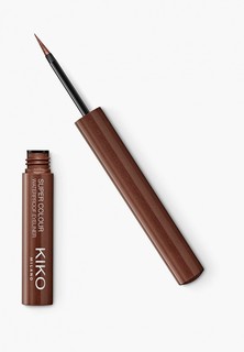 Подводка для глаз Kiko Milano с глянцевым финишем, водостойкая