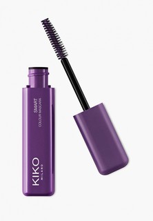 Тушь для ресниц Kiko Milano цветная с эффектом панорамного объема SMART COLOUR MASCARA, оттенок 01, Metallic Purple, 8 мл