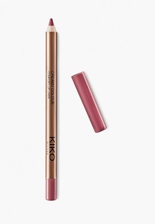 Карандаш для губ Kiko Milano стойкий CREAMY COLOUR COMFORT LIP LINER, оттенок 315, Intense Mauve, 1.2 г