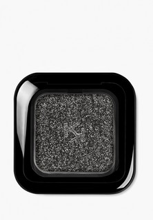 Тени для век Kiko Milano с глиттером с высокой степенью перекрытия GLITTER SHOWER EYESHADOW, оттенок 06, Sparkling Graphite, 2 гр