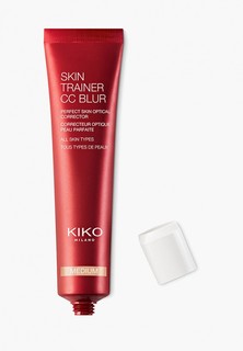 Корректор Kiko Milano для лица разглаживающий кожу и придающий ей ровный оттенок SKIN TRAINER CC BLUR, оттенок 02, Medium to Dark, 30 мл