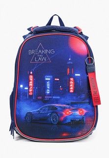 Рюкзак и кошелек Berlingo Expert Max "Breaking the law", дождевик в комплекте