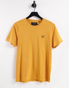 Меланжевая оранжевая футболка Lyle & Scott-Оранжевый цвет