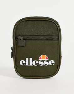 Сумка для полетов цвета хаки с большим логотипом ellesse-Зеленый цвет