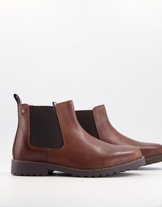Коричневые массивные ботинки челси Ben Sherman-Коричневый цвет