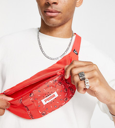 Красная сумка-кошелек на пояс с принтом пейсли Puma-Красный