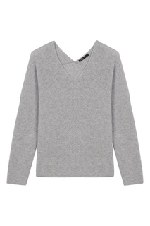 Серый пуловер из кашемира Maje