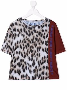 Molo футболка с леопардовым принтом