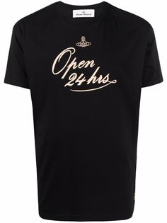 Vivienne Westwood футболка с принтом Open 24 Hours