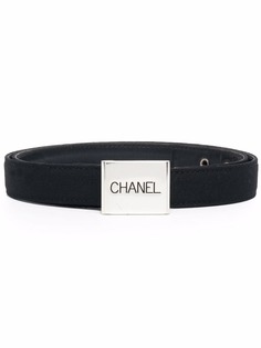 Chanel Pre-Owned ремень 1990-х годов с логотипом