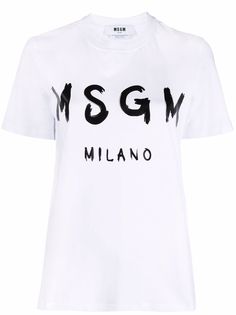 MSGM футболка с логотипом
