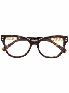 Stella McCartney Eyewear солнцезащитные очки с цепочкой