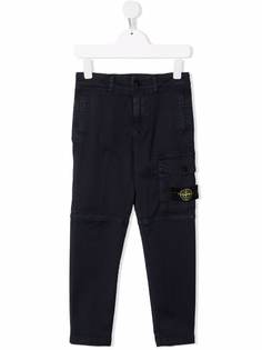 Stone Island Junior брюки карго со вставками