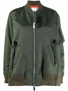 sacai парка на молнии