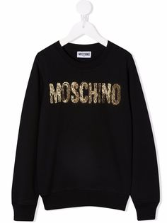 Moschino Kids толстовка с логотипом