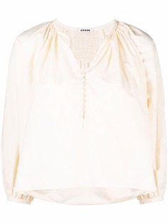 Aeron блузка с длинными рукавами и драпировкой